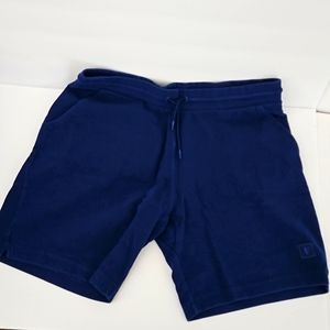 Nike Roger Federer RARE Blue Athletic Sweat Short Stretch Men XL EUC